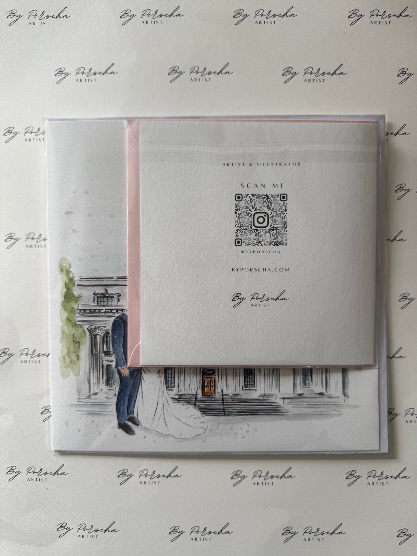 Watercolour Bespoke cards