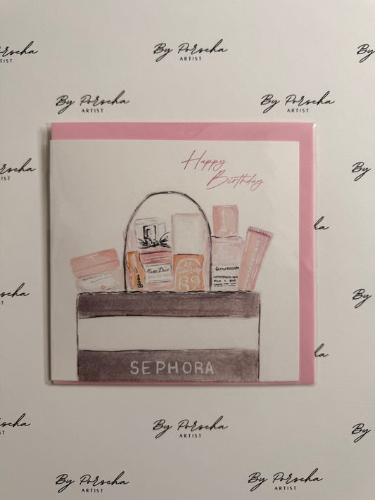 Sephora birthday card