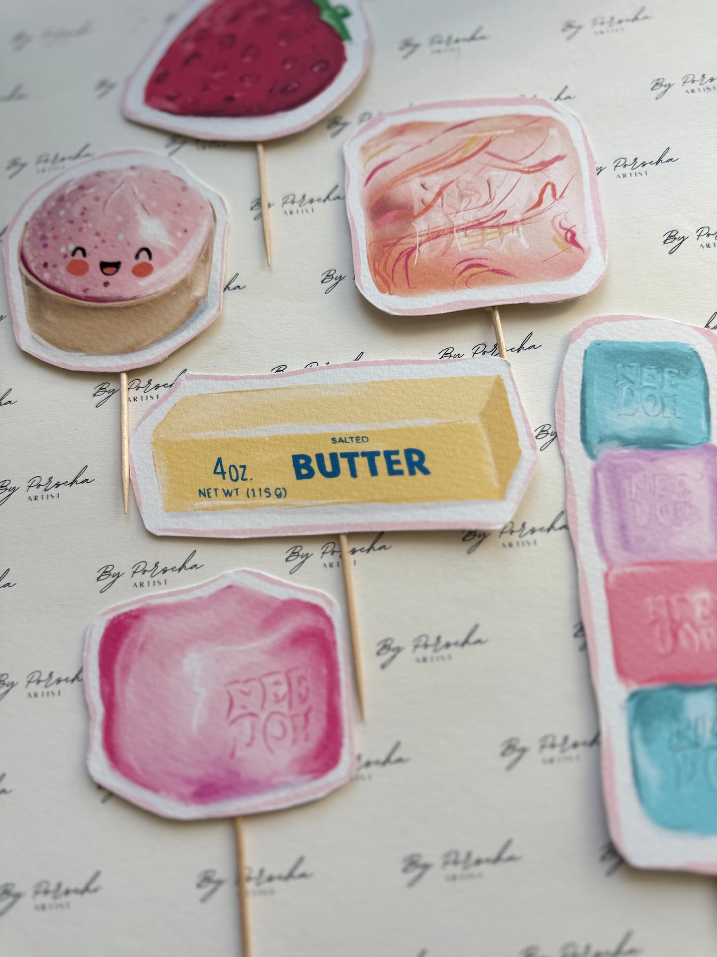 Squishy Cake Toppers