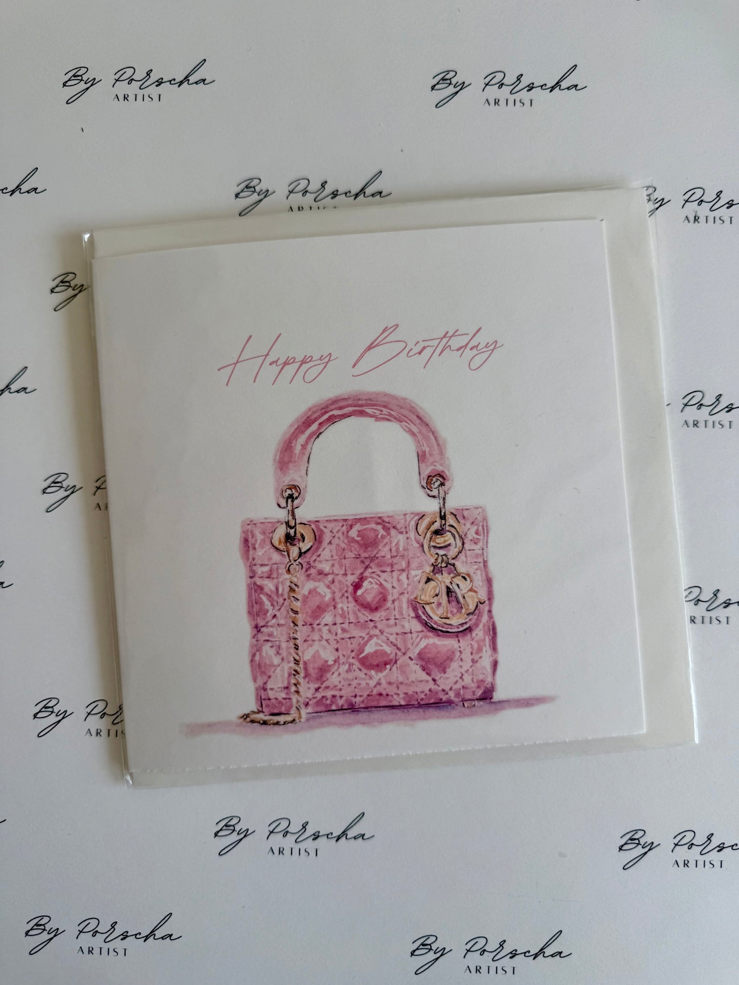 Lady D Birthday Card