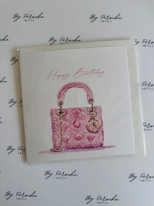 Lady D Birthday Card