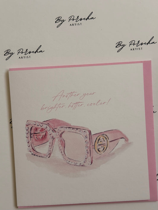 GG Sunnies Birthday card