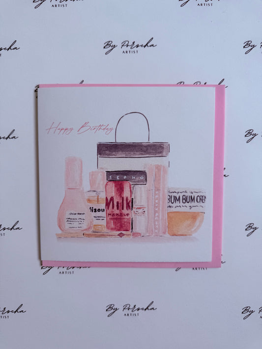 Sephora birthday card