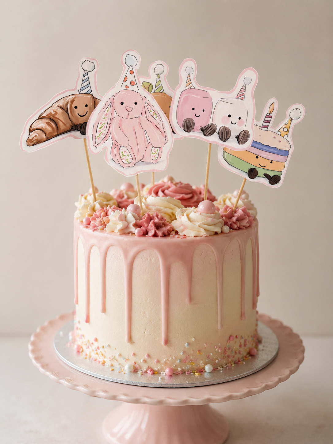 Cute-sie Cake Toppers