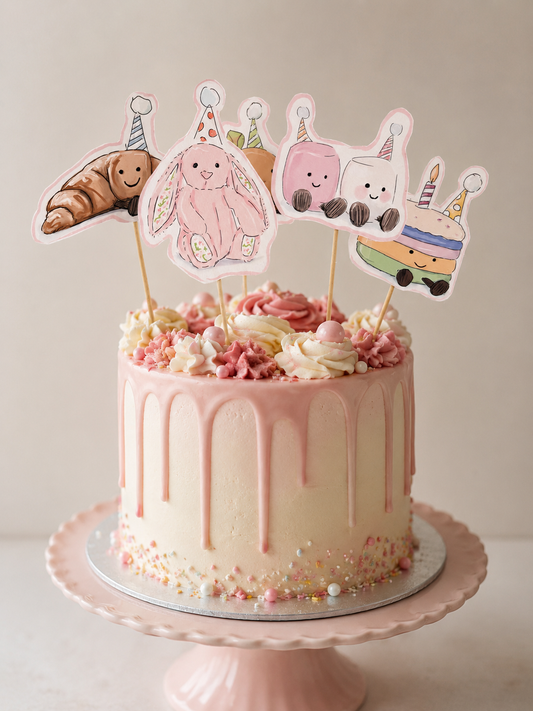 Cute-sie Cake Toppers